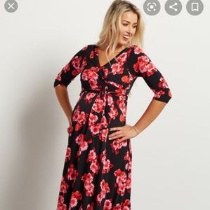 SOLD Maternity maxi dress